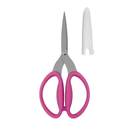 Perfect Scissors by Karen Kay Buckley Large Knife-Edge Multipurpose Pink 7-3/4''