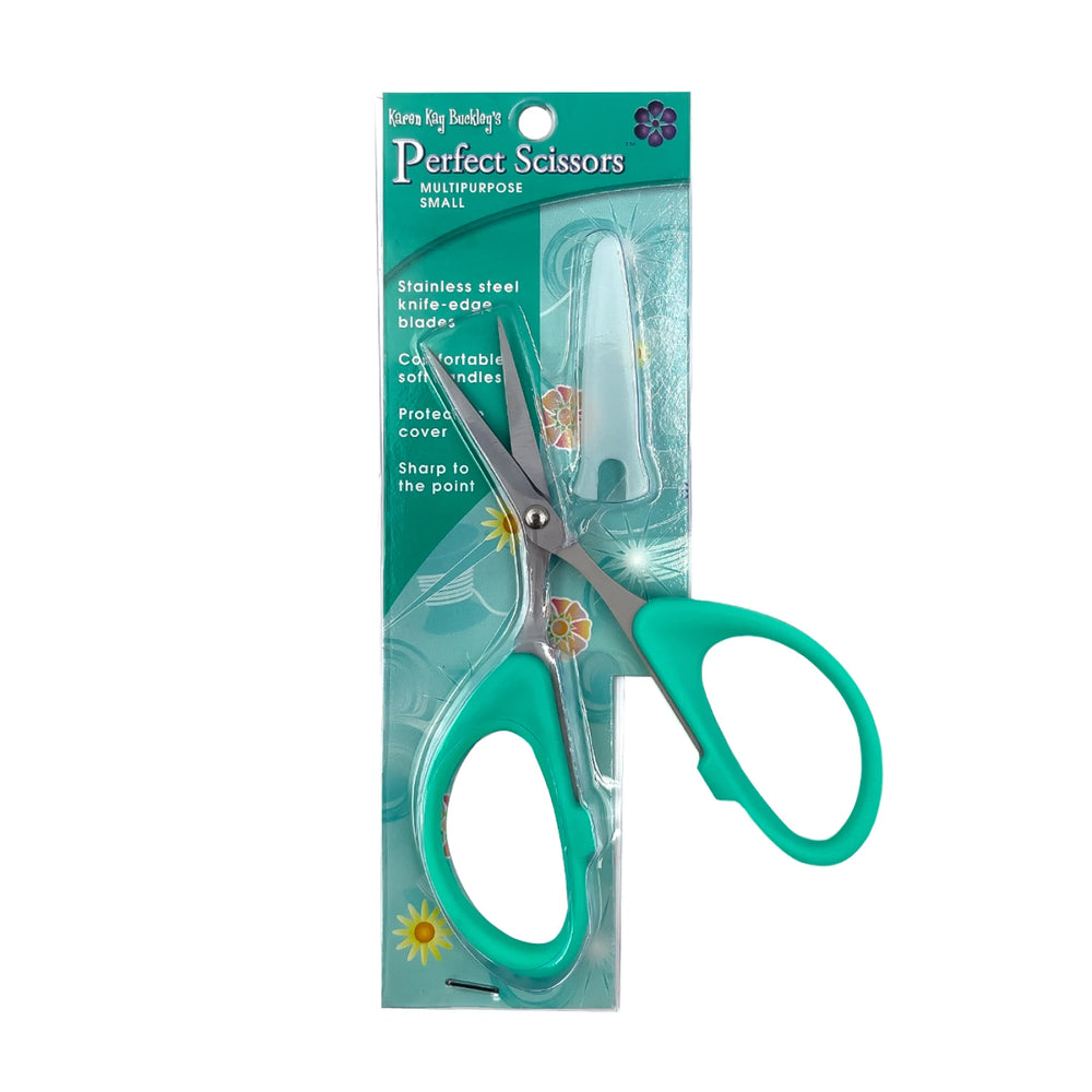 Perfect Scissors Green 4-3/16in Small Micro-Serrated Non-Slip Blade ...