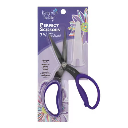 Perfect Scissors Purple 7-3/4in Large Micro-Serrated Non-Slip Blade