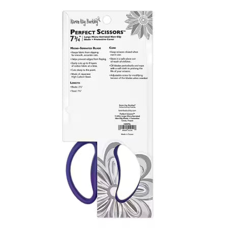 Perfect Scissors Purple 7-3/4in Large Micro-Serrated Non-Slip Blade