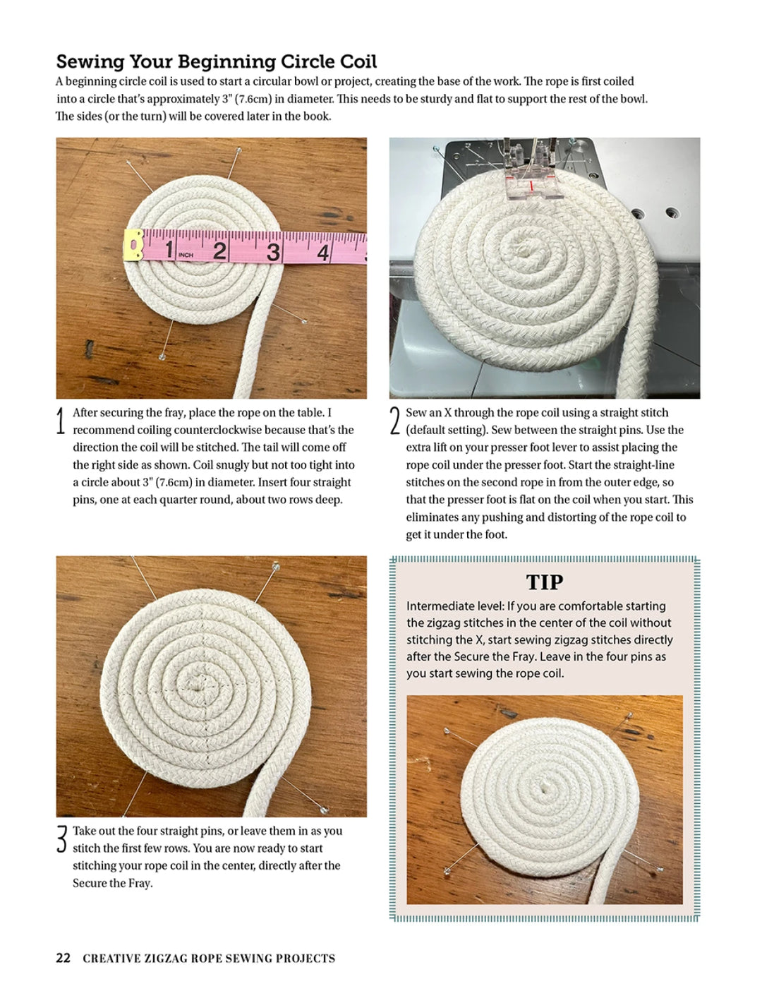 Creative Zigzag Rope Sewing Projects Book