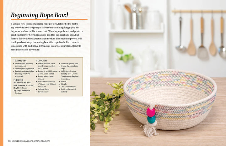 Creative Zigzag Rope Sewing Projects Book