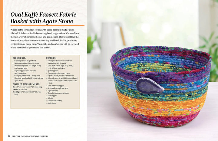 Creative Zigzag Rope Sewing Projects Book