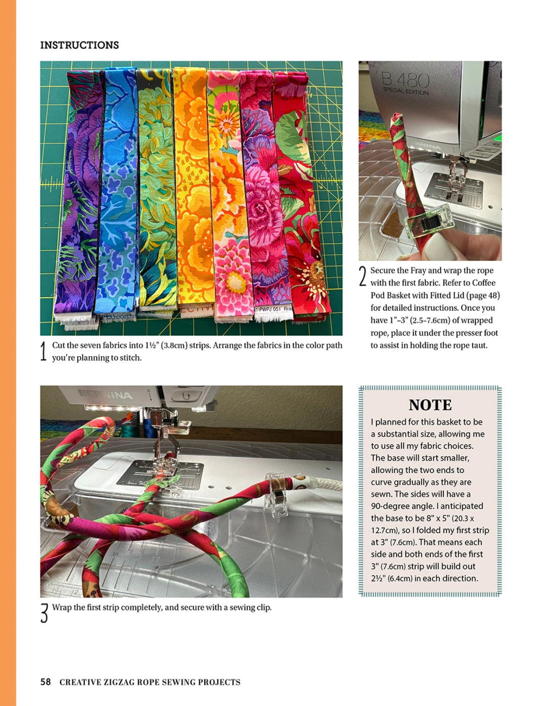 Creative Zigzag Rope Sewing Projects Book