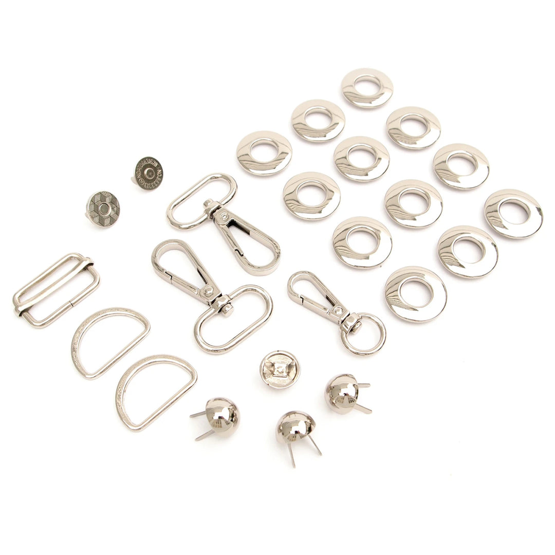Magnolia Drawstring Bucket Bag Hardware Kit Nickel