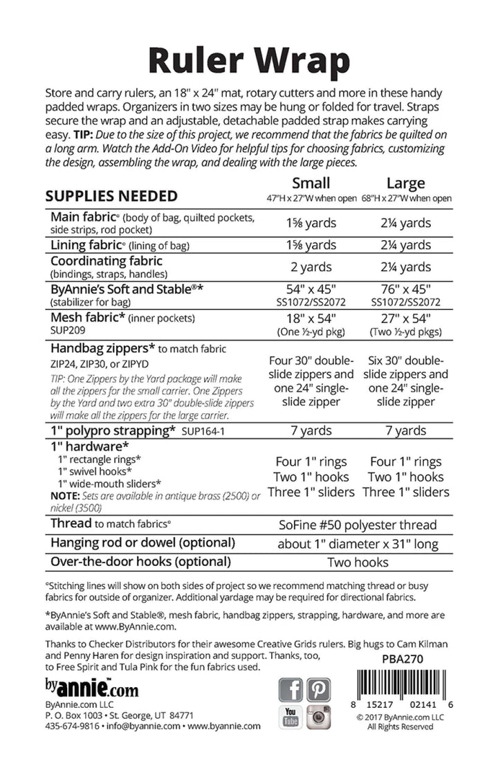 By Annie Ruler Wrap