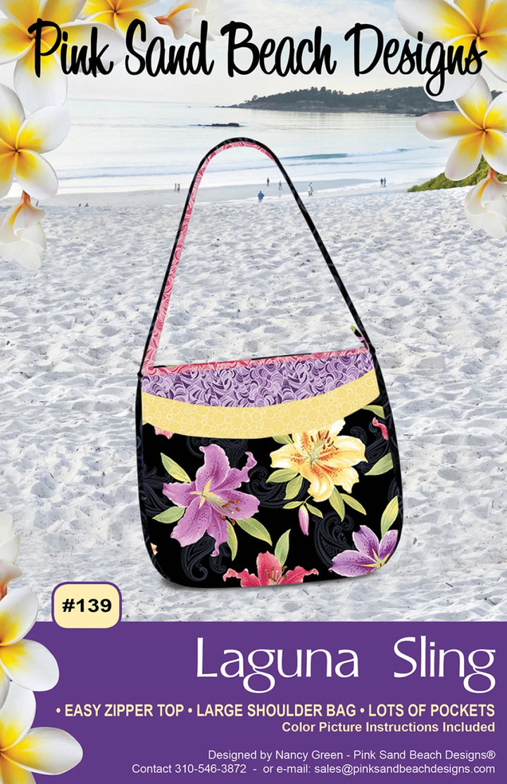 Pink Sand Beach Laguna Sling Bag