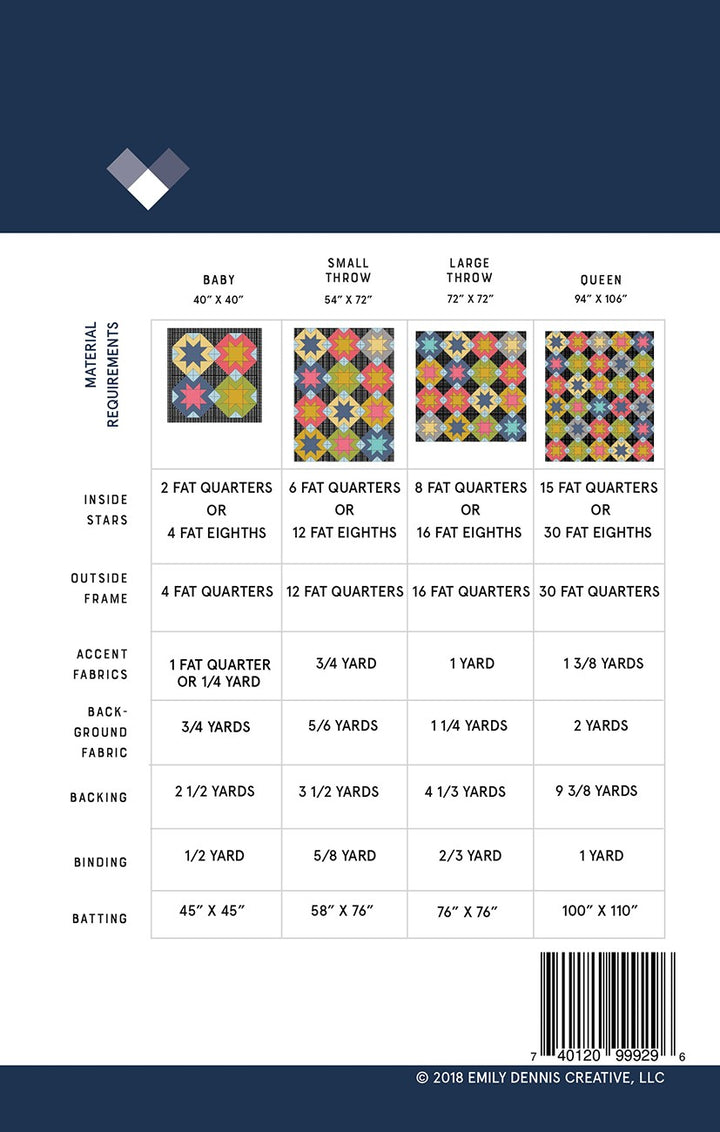 North Star Table Runner & Placemats Tamarinis