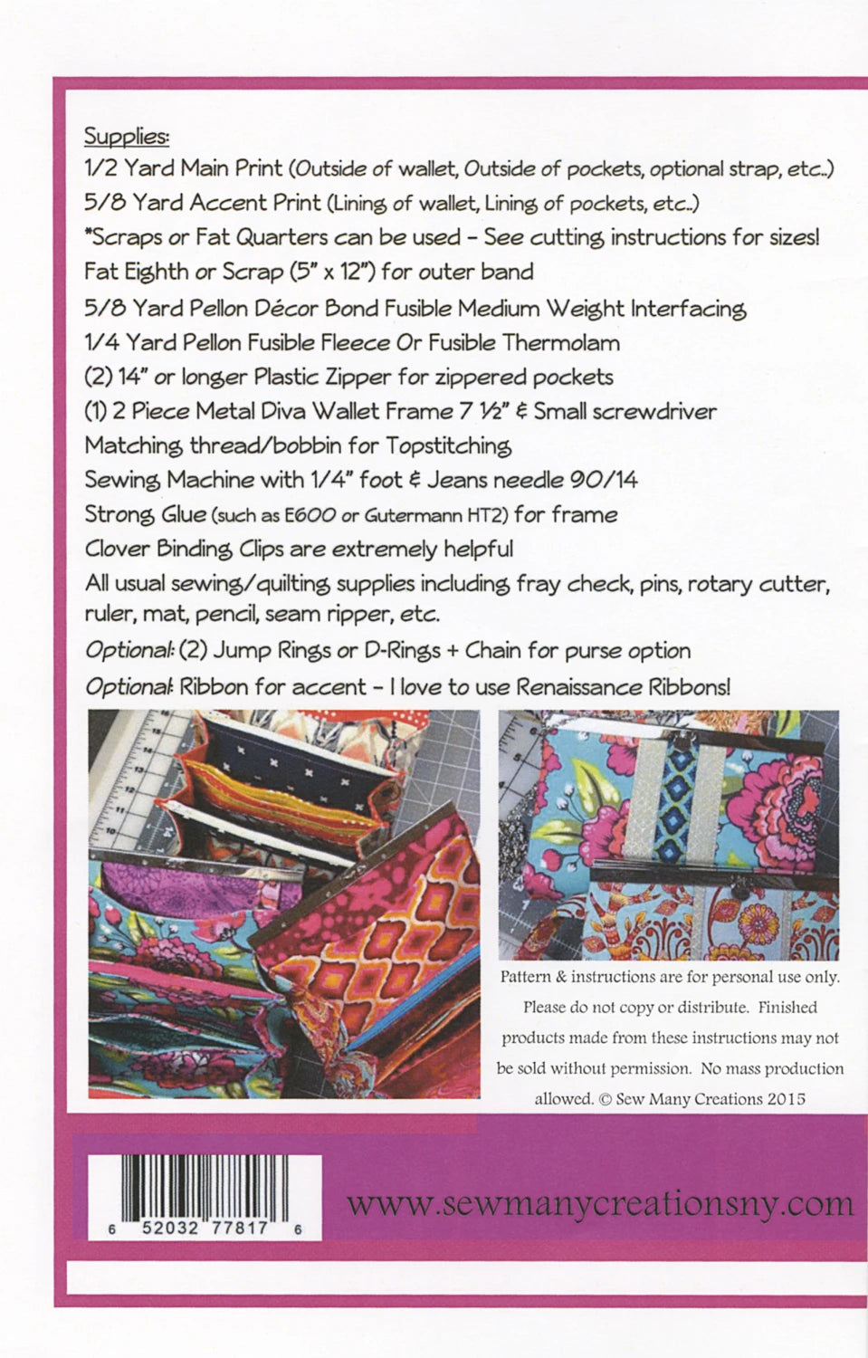 Prima Diva Clutch/Wallet/Purse