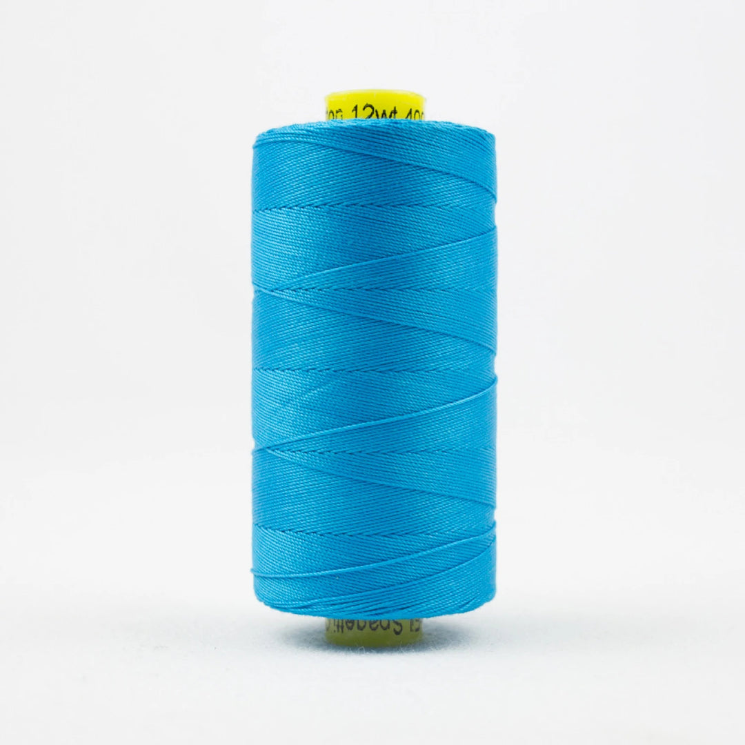Spagetti Solid 12wt Cotton Thread 400m Turquoise