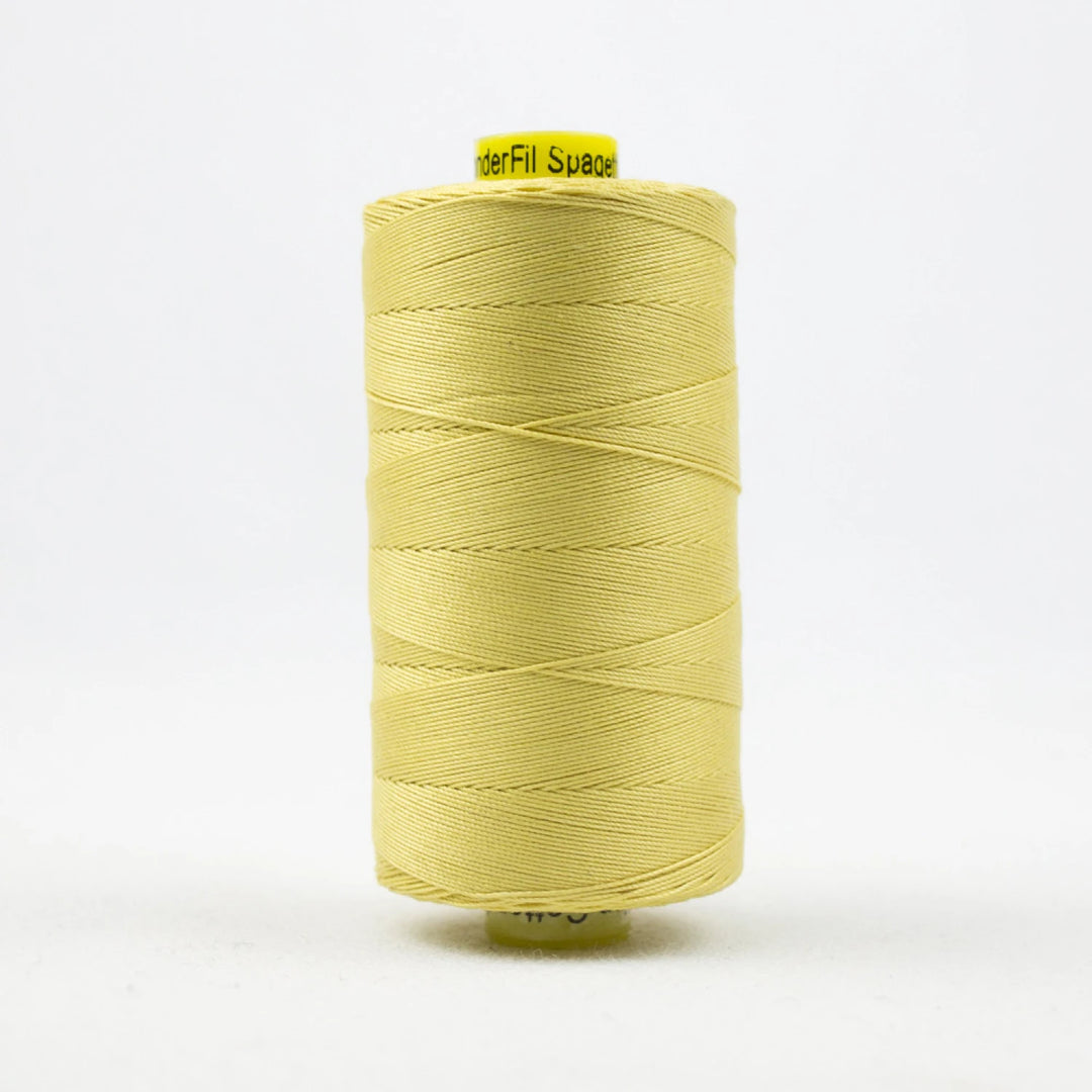 Spagetti Solid 12wt Cotton Thread 400m Soft Yellow