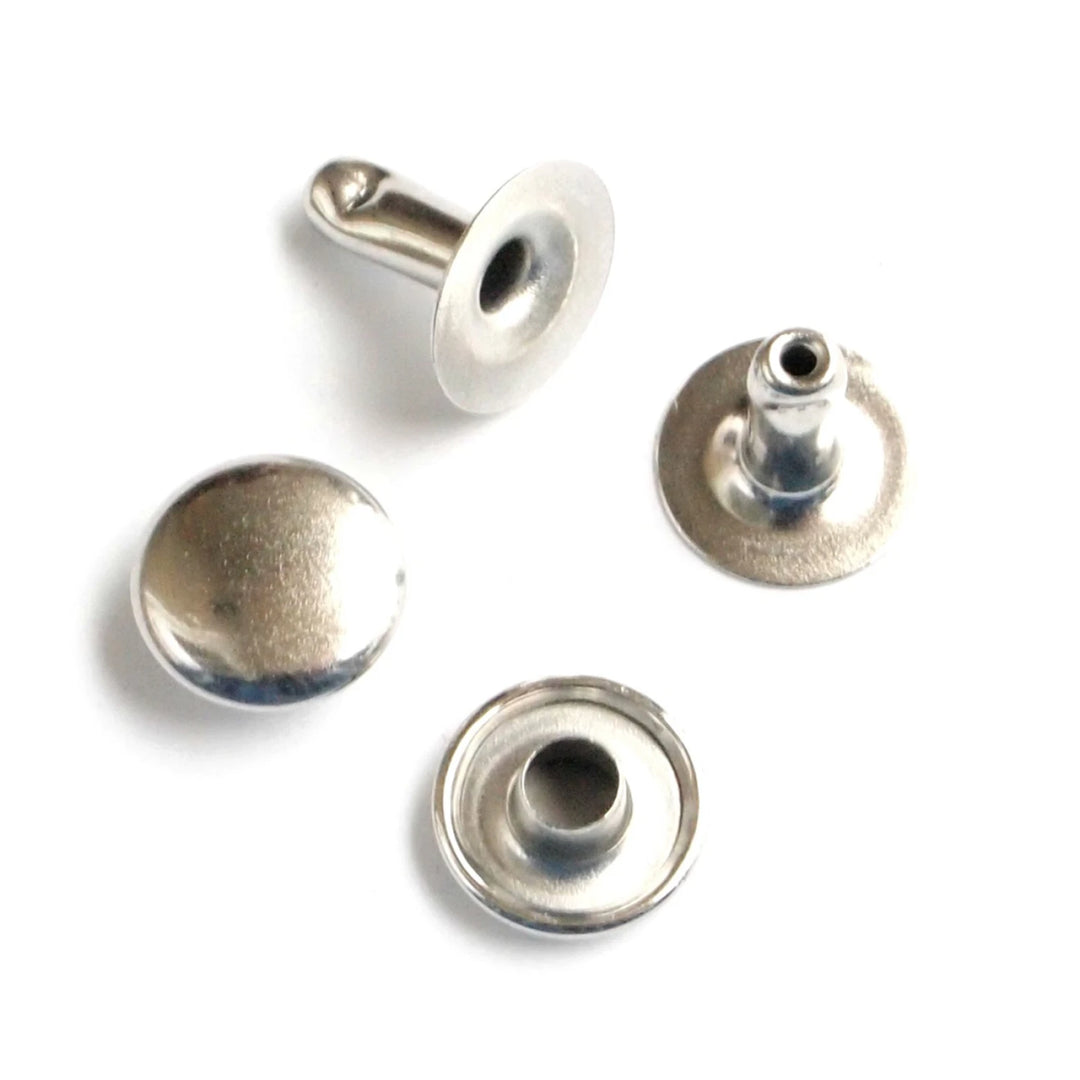 Rivet Set Silver 24 ct Medium