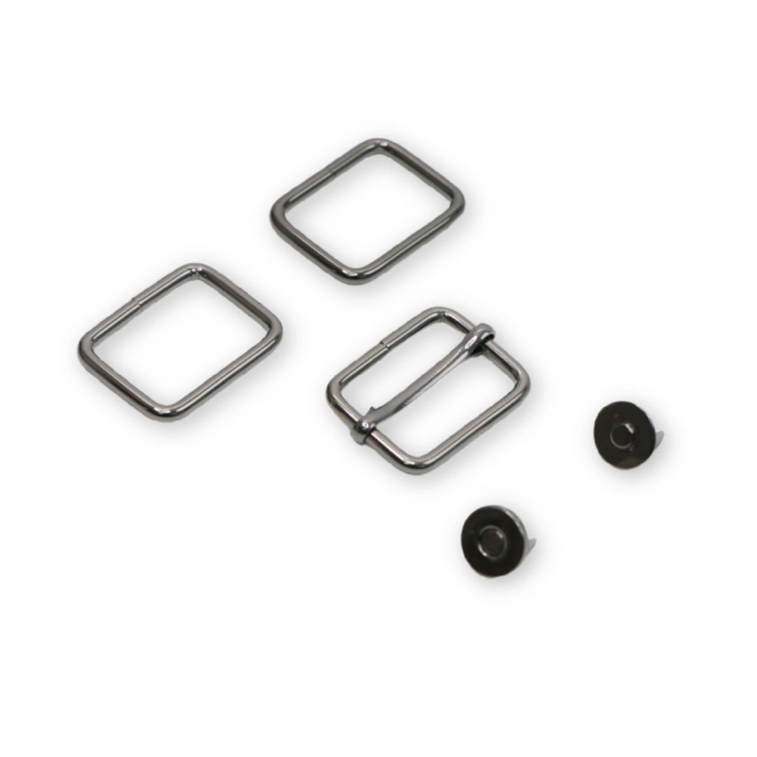 Level 2 Basic Hardware 1in Gunmetal