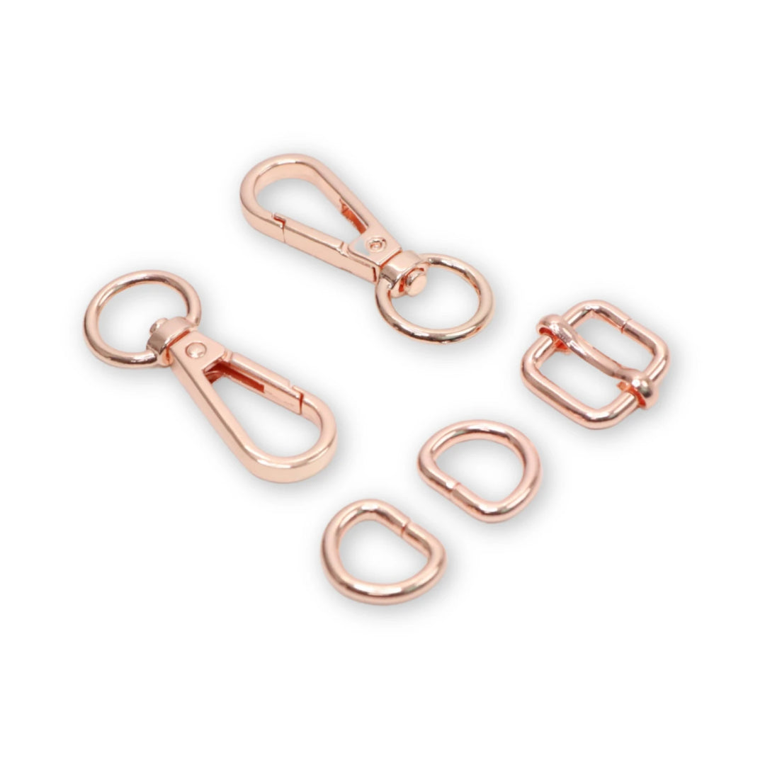 Sallie Tomato Style 3 Basic Hardware Kit 1/2" - Rose Gold