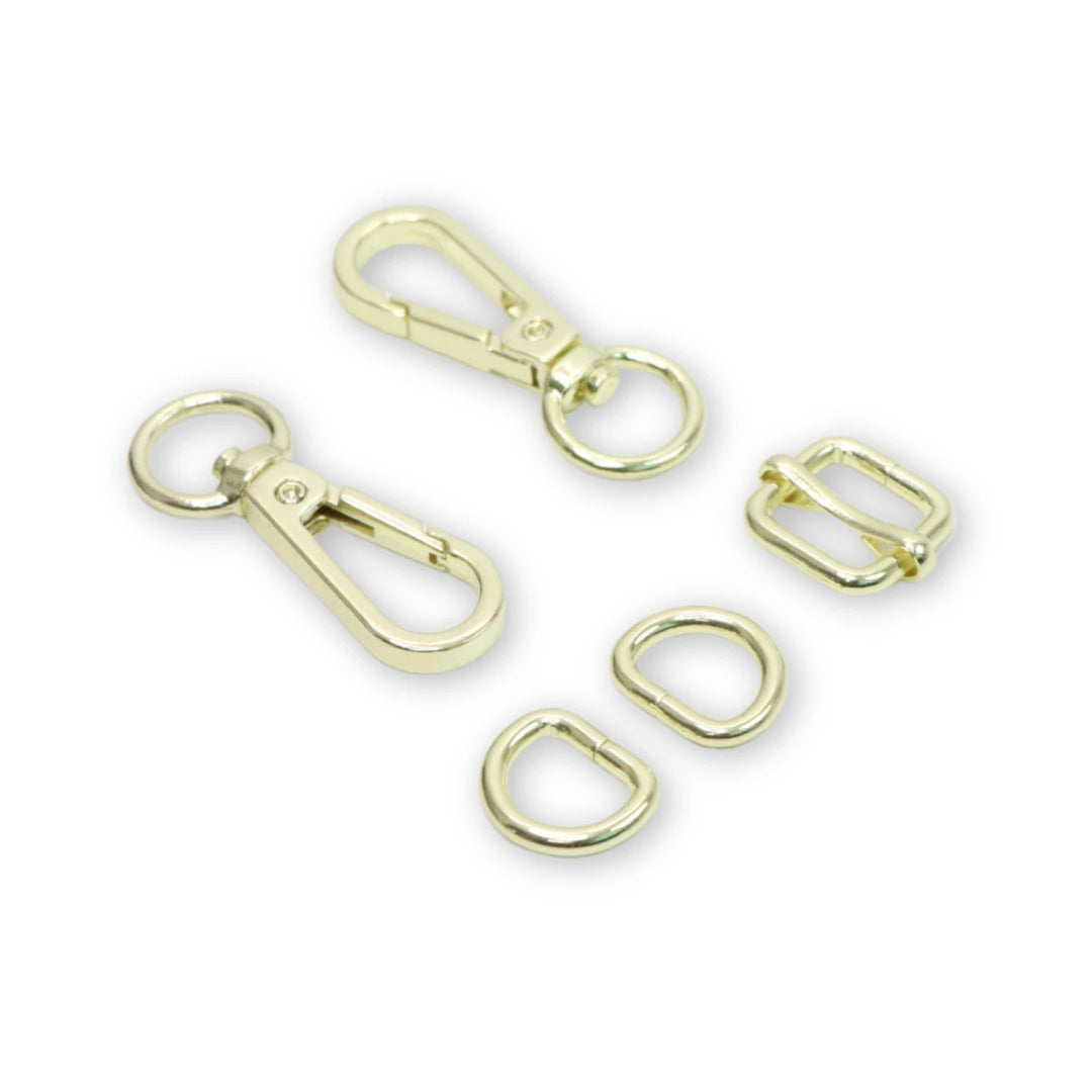Sallie Tomato Style 3 Basic Hardware Kit 1/2" - Gold