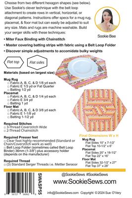 Heidi Hexagon Serger Mat