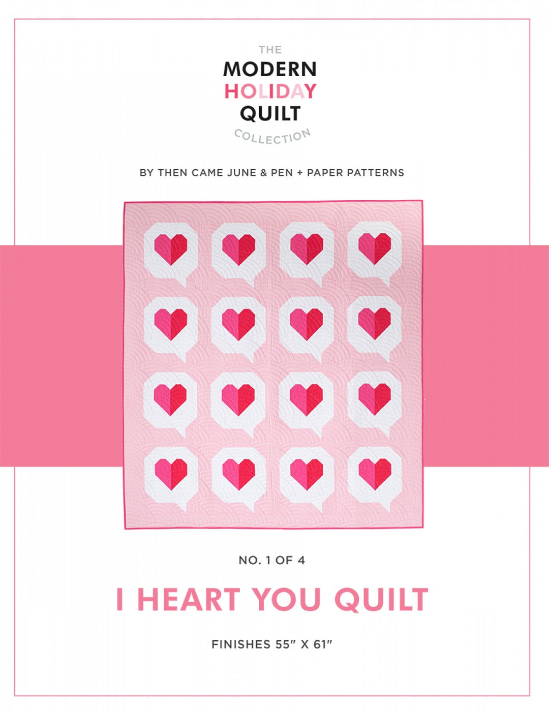 I Heart You Quilt Pattern