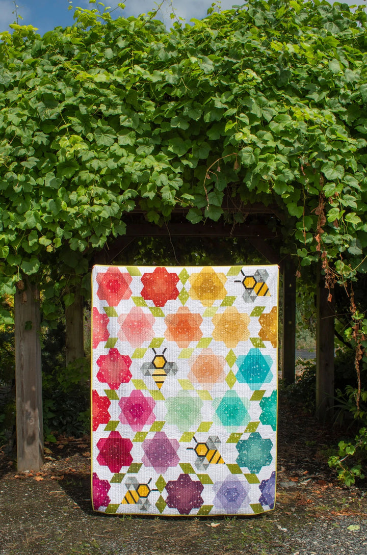 Bumblebee Blossoms Quilt Pattern By Krista Moser