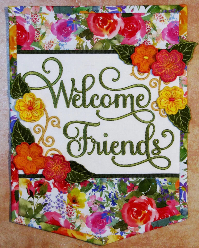Welcome Friends Wall Hanging