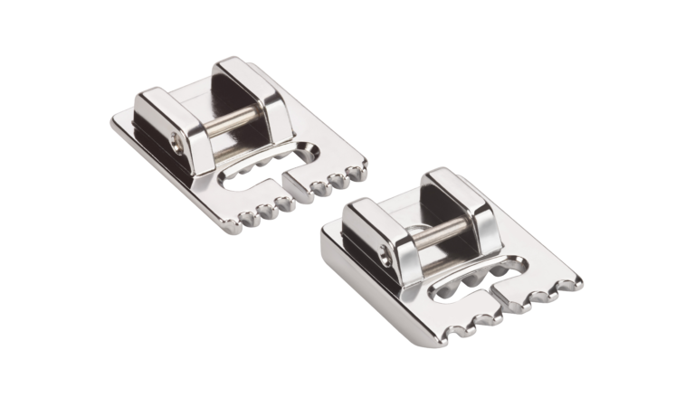 PINTUCK FOOT, SET OF 2 (5 & 7 GROOVE) b37 b38