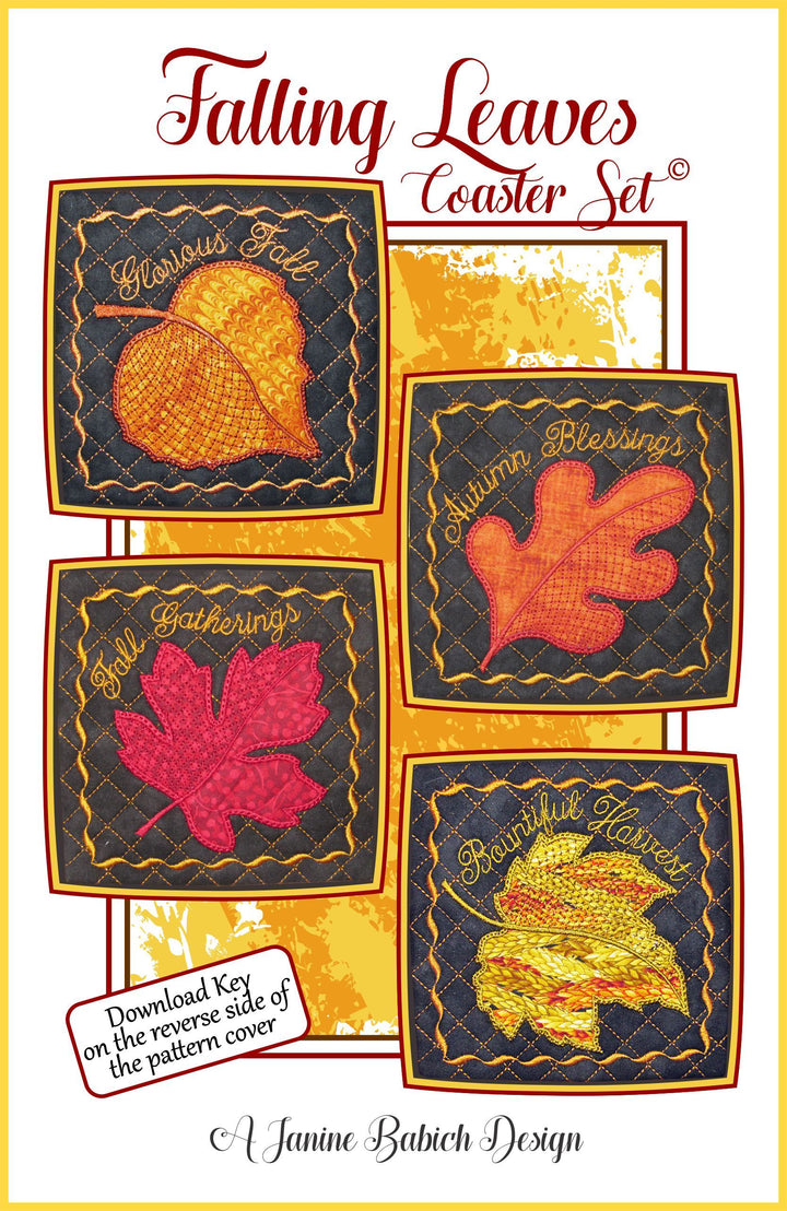JBD Falling Leaves Coaster Set