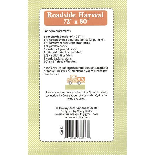 Roadside Harvest Quilt Pattern by Corey Yoder