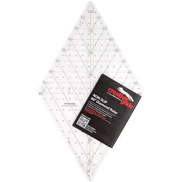 Creative Grids Non-Slip 60 Degree Diamond Ruler