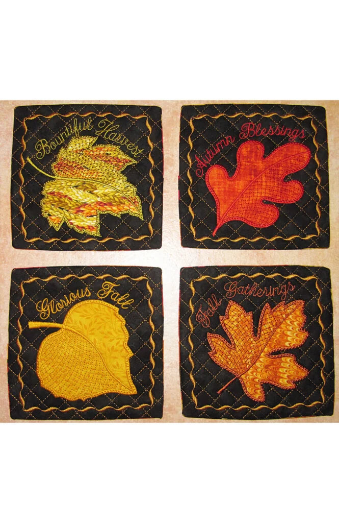 JBD Falling Leaves Coaster Set
