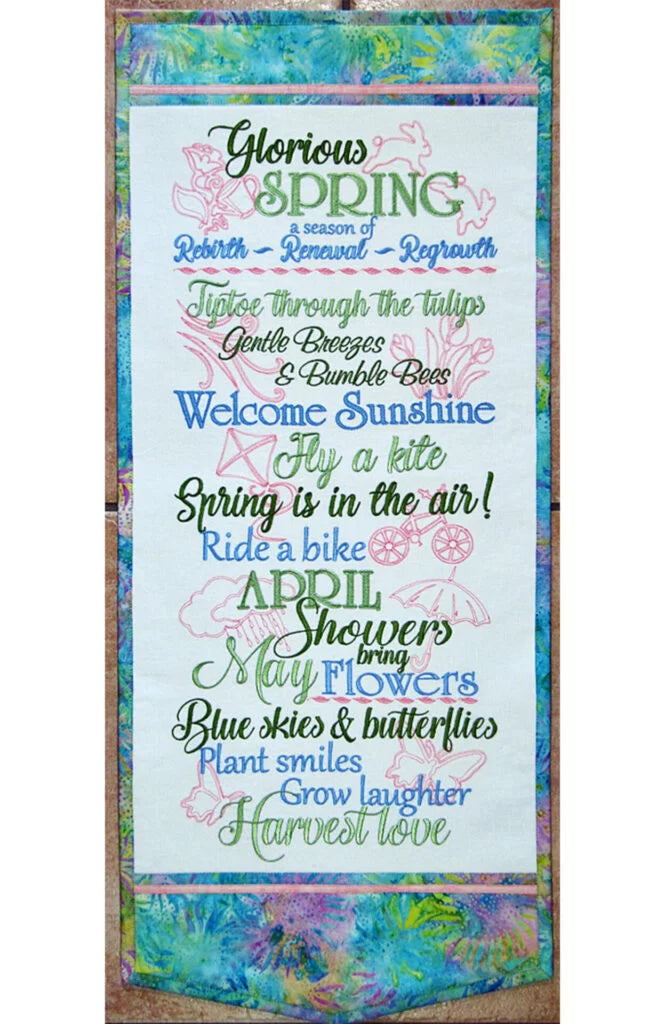 Glorious Spring Wall Hanging