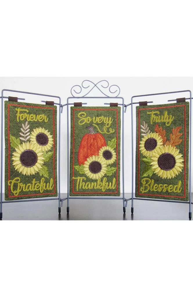 Grateful Thankful Blessed Table Top Display