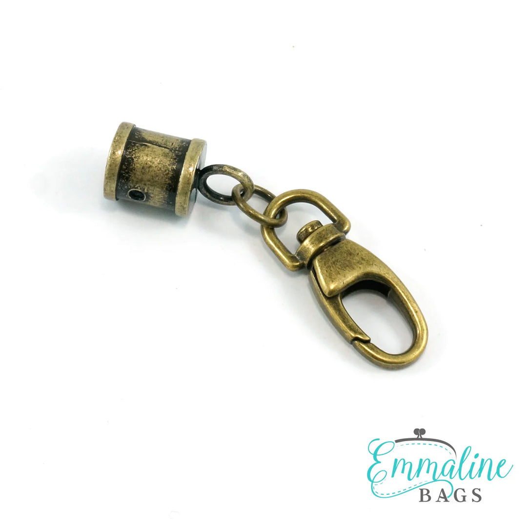 Emmaline Tassel Cap Antique Brass