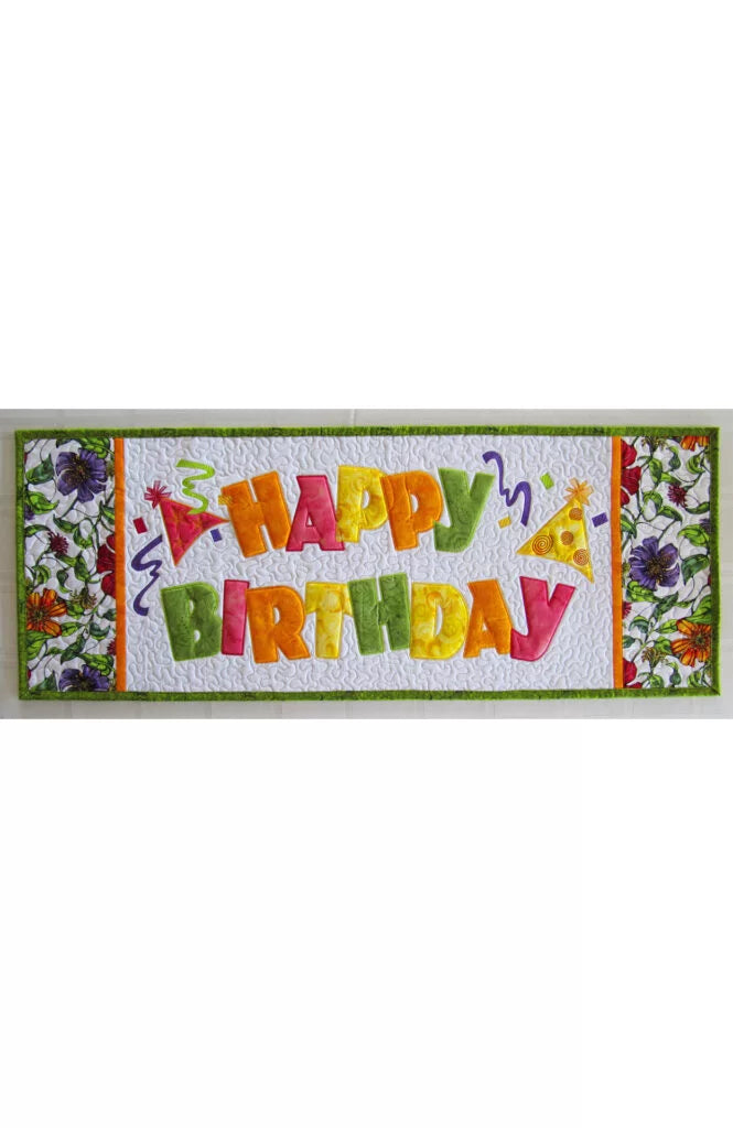 Happy Birthday Table Runner
