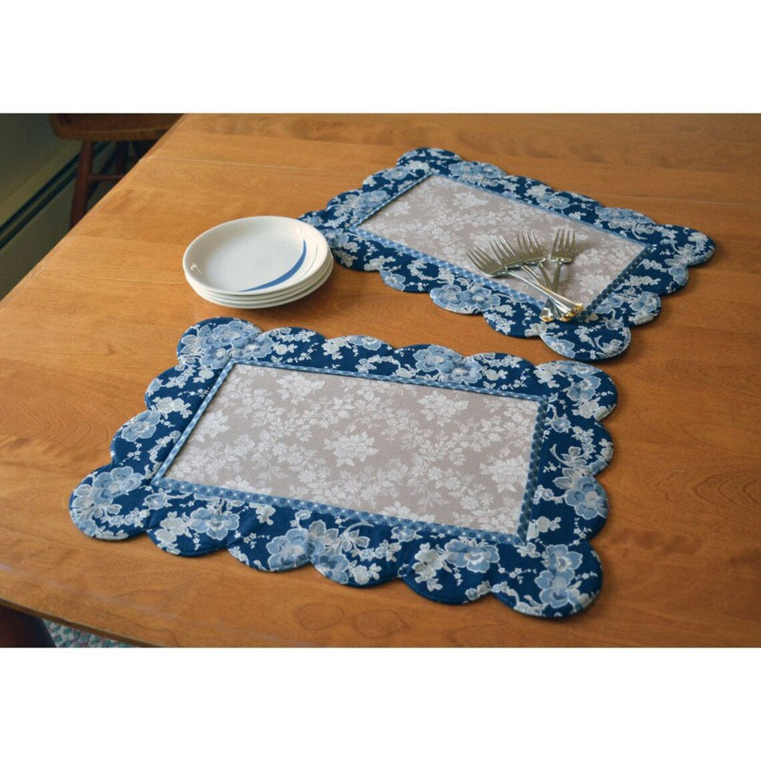Scalloped Placemats by Poor House Quilt Designs