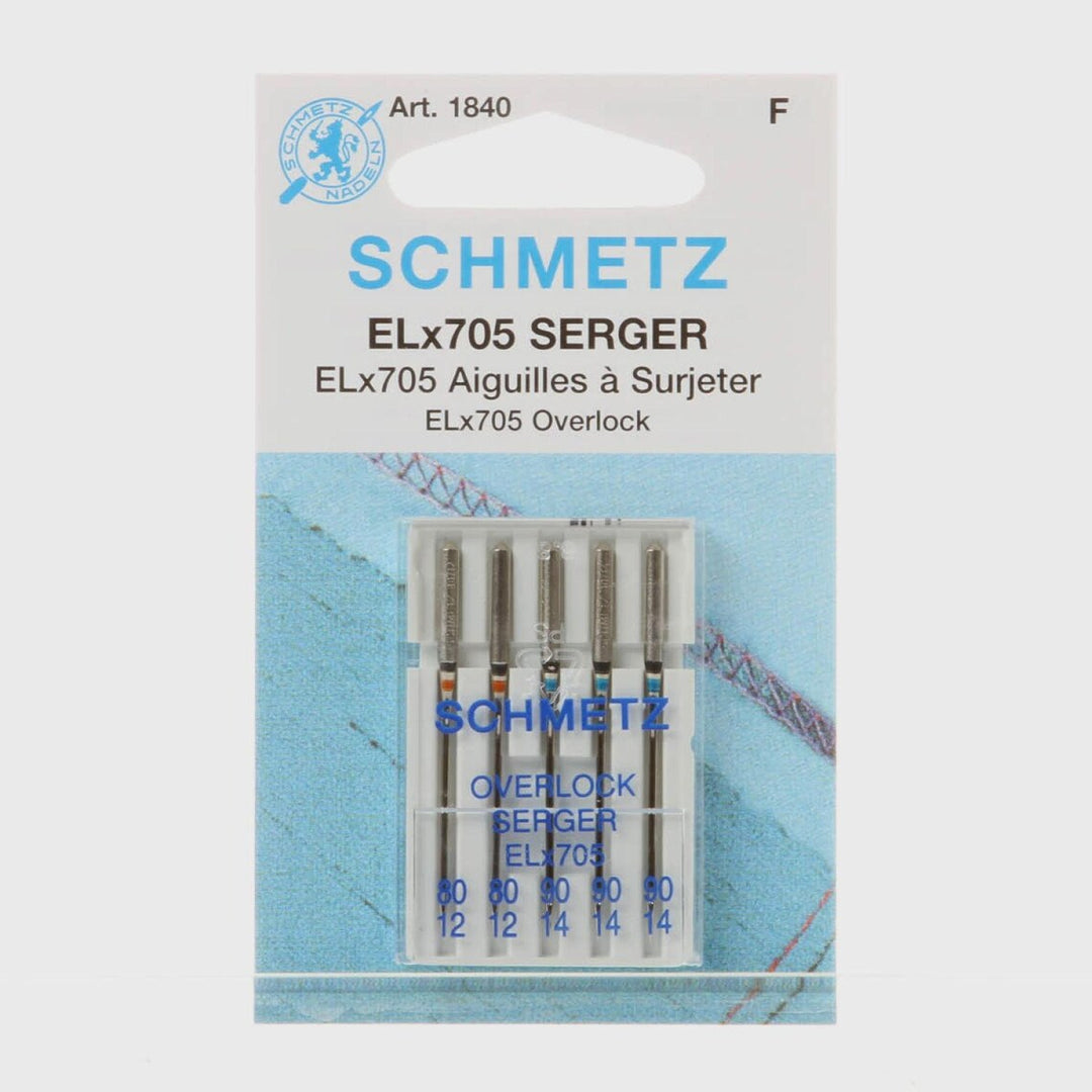 Schmetz Overlock/Serger Machine Needle ELX705 Size 80/90