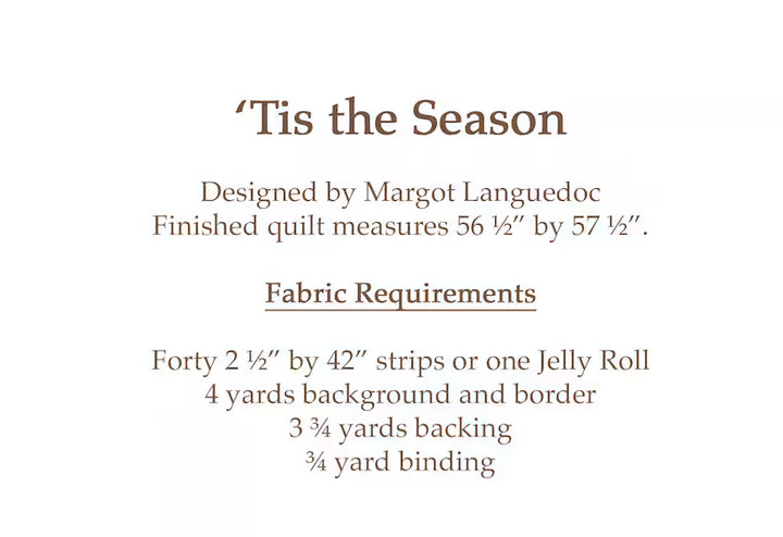 'Tis The Season by The Pattern Basket