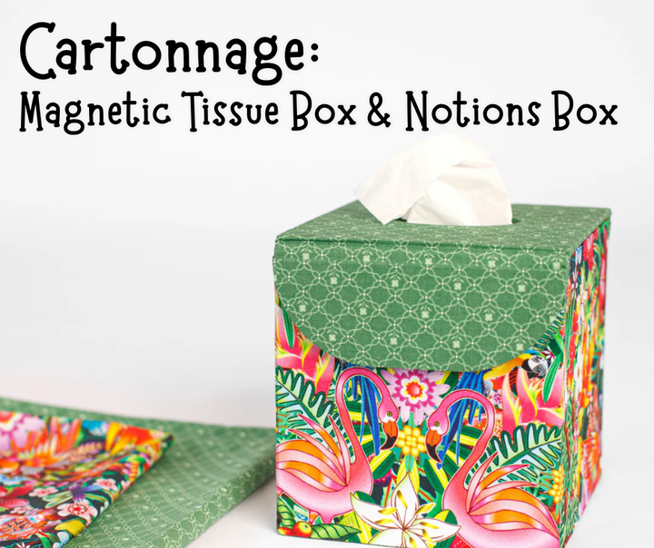 Cartonnage Class - Sep 10, 2026 - Tissue Box & Notions Box