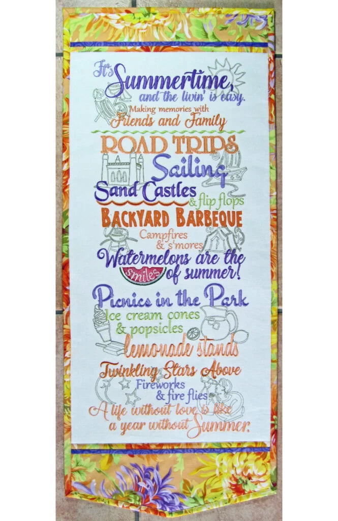 It's Summertime Wall Hanging