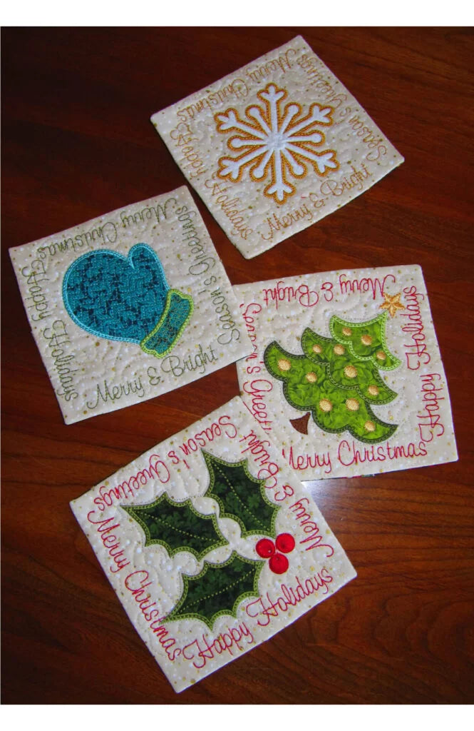 Merry & Bright Holiday Coasters