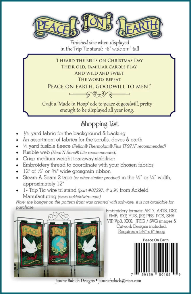 Peace on Earth Table Top Display
