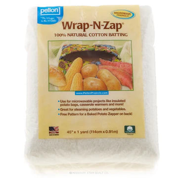 Pellon Wrap N Zap Batting 45in x 36in