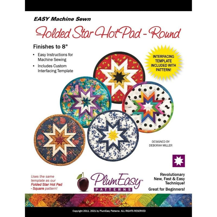 Folded Star Hot Pad Round