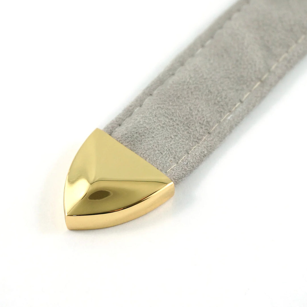Emmaline Pointed Strap End Cap 4 pack 1" Gold