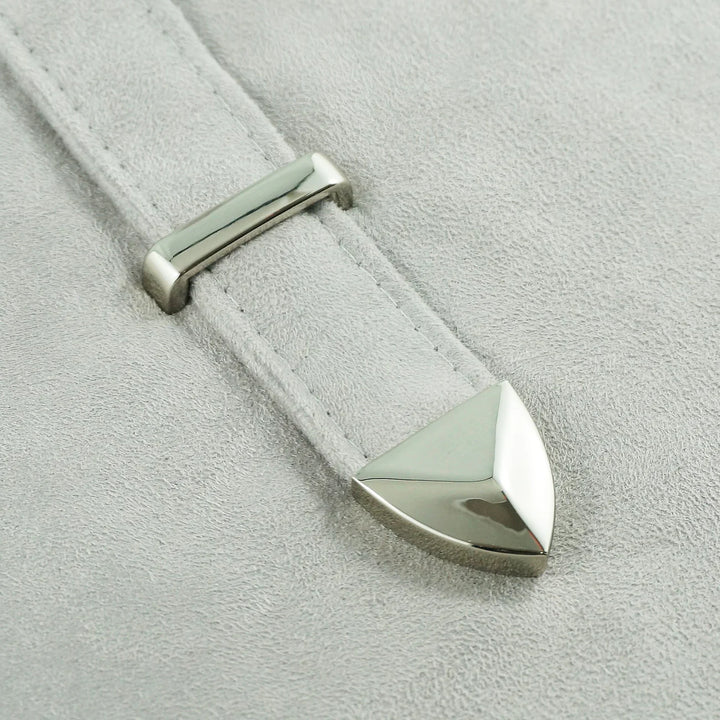 Strap End Caps Pointed Nickel