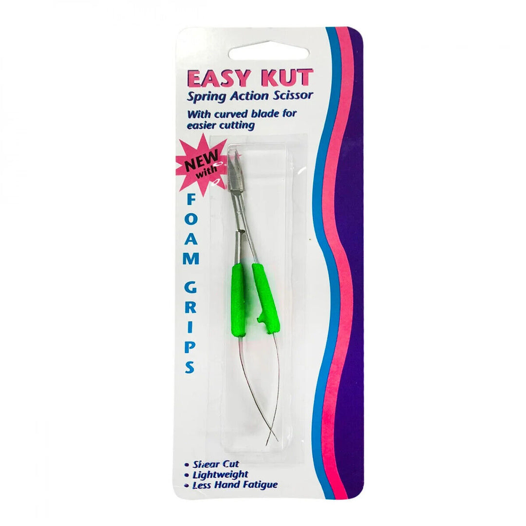 New Easy Kut Spring Action Scissor With Foam Grips