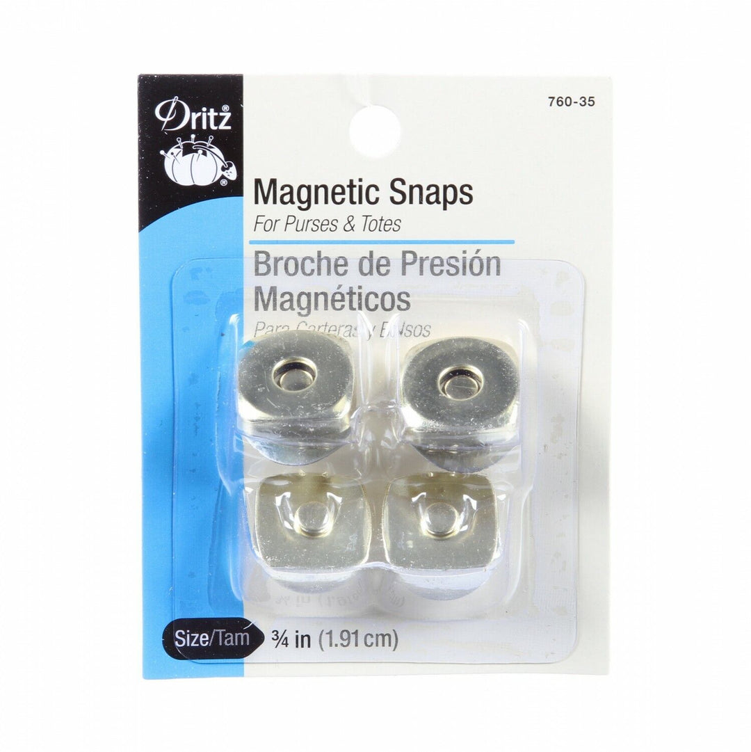 Dritz Magnetic Snaps Square Gold 3/4"