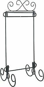 6" x12" Single Scroll Stand Gray With Topper