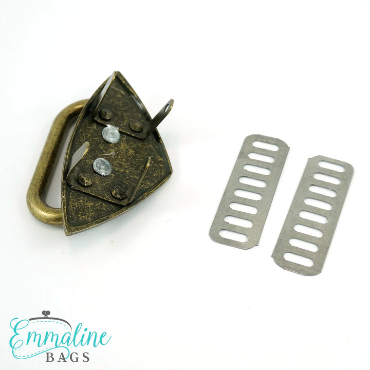 Emmaline Diamond Strap Anchors Gold