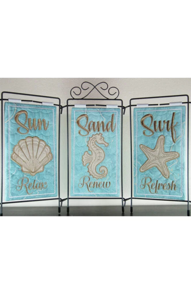 Sun, Sand, Surf Table Pattern