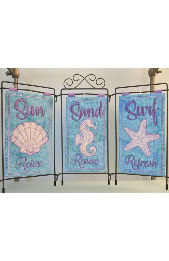 Sun, Sand, Surf Table Pattern
