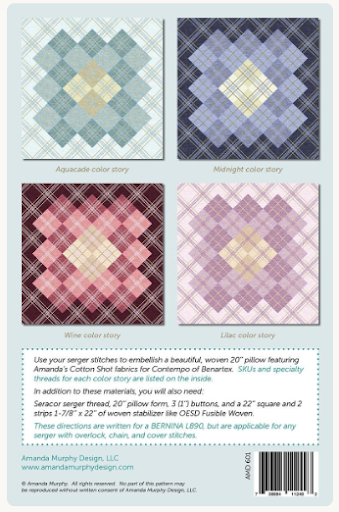 Criss-Cross Serger Pillow - Jul 20, 2026